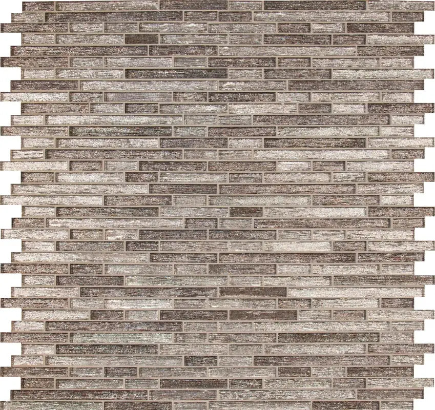 Luxe Interlocking Random Sized Glass Mosaic Tile