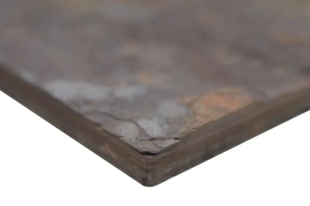 Classic 12 “X 12 “Gauged Multi Color Slate Floor and Wall Tile