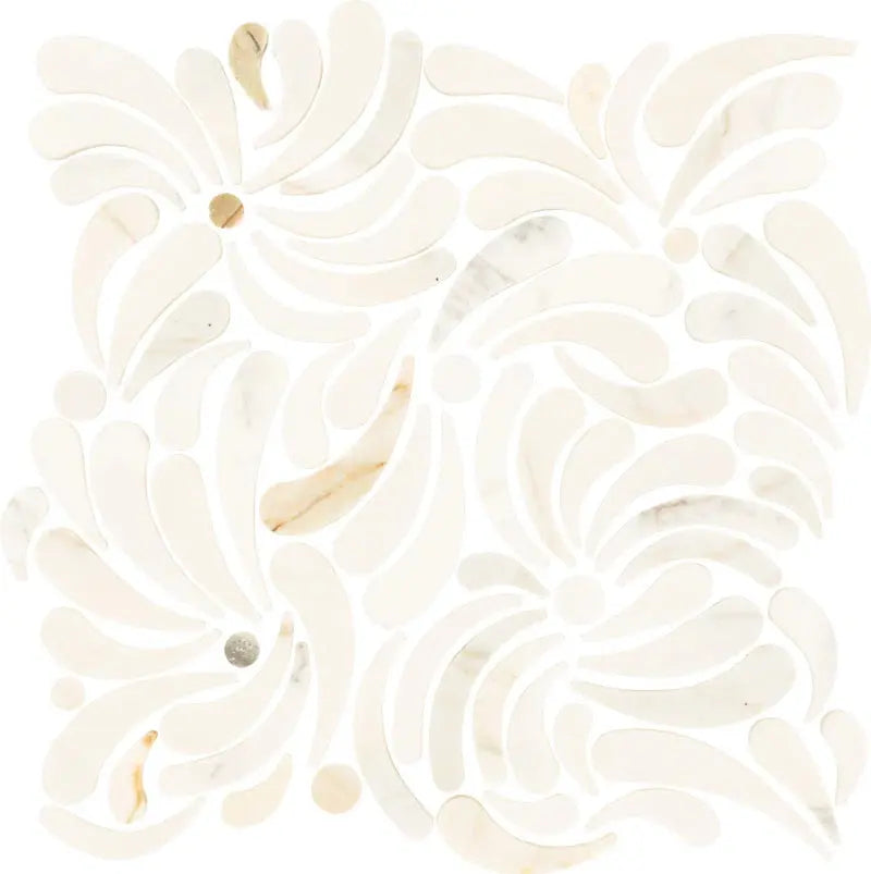 Lavaliere Natural Stone Windblown Mosaic (10 PC per Carton) (10.20 SQFT per Carton)