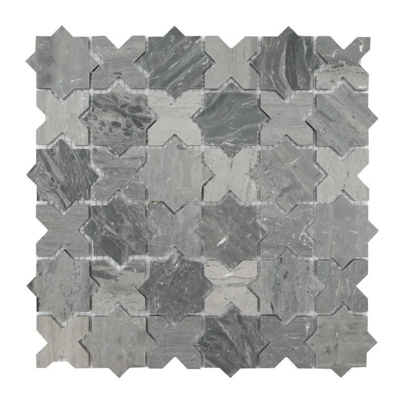 Montague 11.81" X 11.81" Marble Mosaic Sheet Wall & Floor Tile