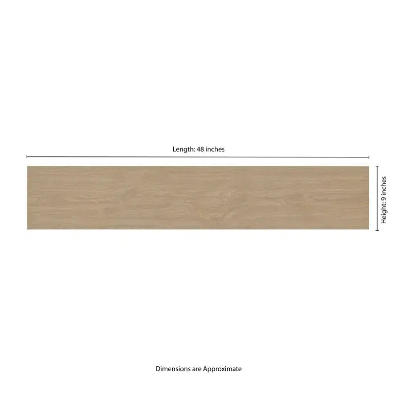 Whitehill 9" X 48" Matte Porcelain Wood Look Floor & Wall Tile