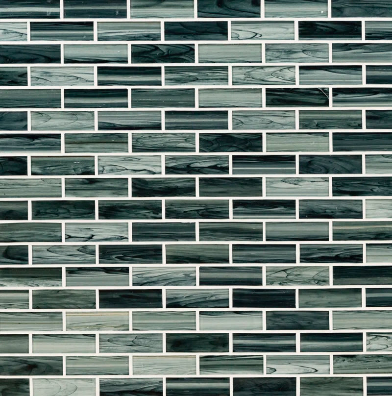 Ombre 2" X 6" Glass Mosaic Wall Tile