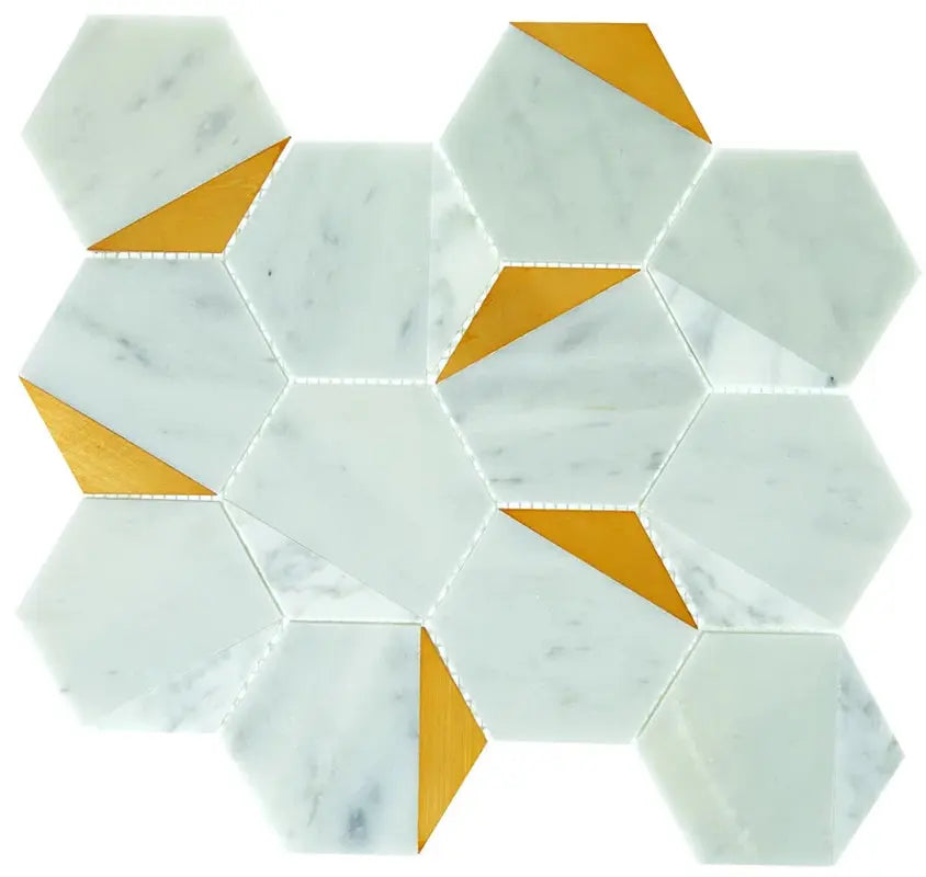 Random Sized Natural Stone Mosaic Wall Tile