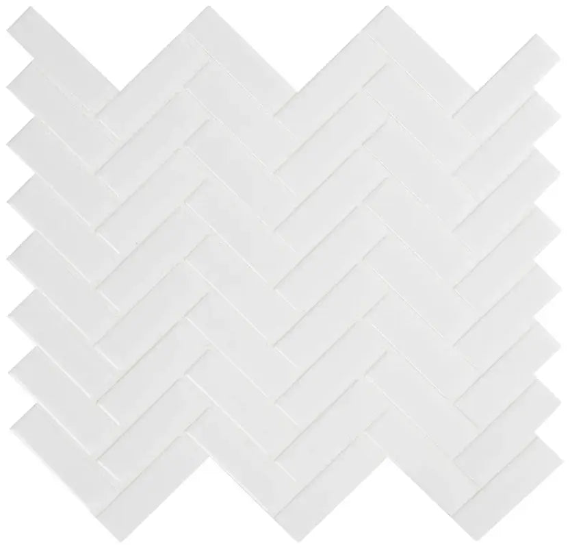 Domino 1" X 3" Porcelain Herringbone Mosaic Wall & Floor Tile