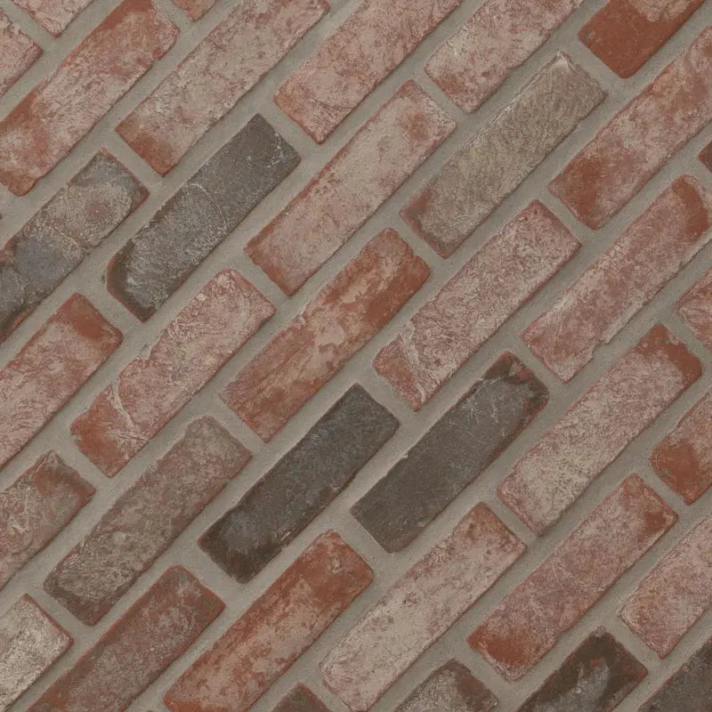 Artisanbrik 2.25" X 7.5" Textured Clay Brick Floor and Wall Single Tiles
