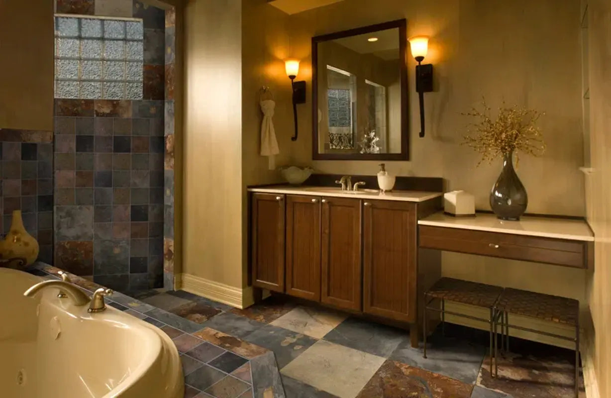California 16" X 16" Slate Field Tile