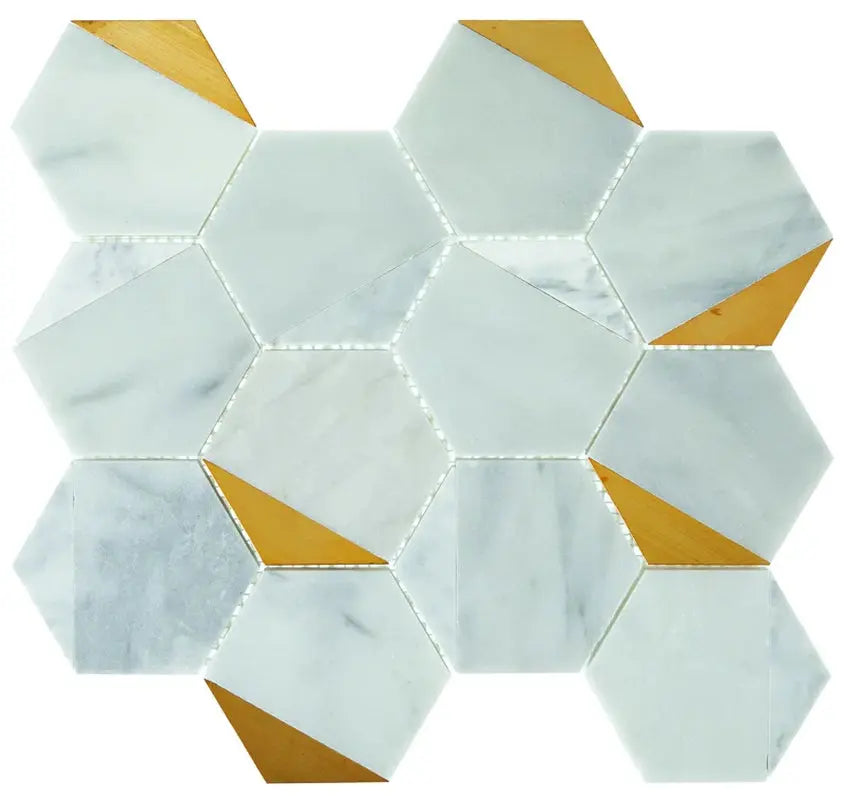 Random Sized Natural Stone Mosaic Wall Tile