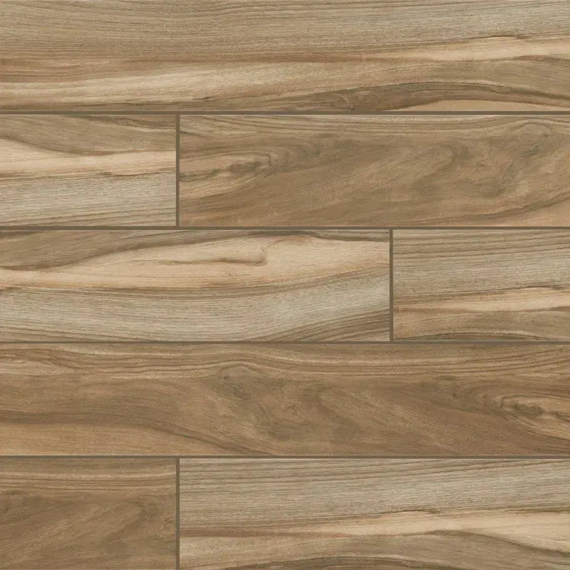 Aspenwood 9" X 48" Matte Porcelain Wood Look Floor & Wall Tile