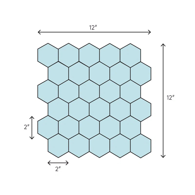 Calacatta Gold Hexagon 2" X 2" Polished Marble Mosaic Tile