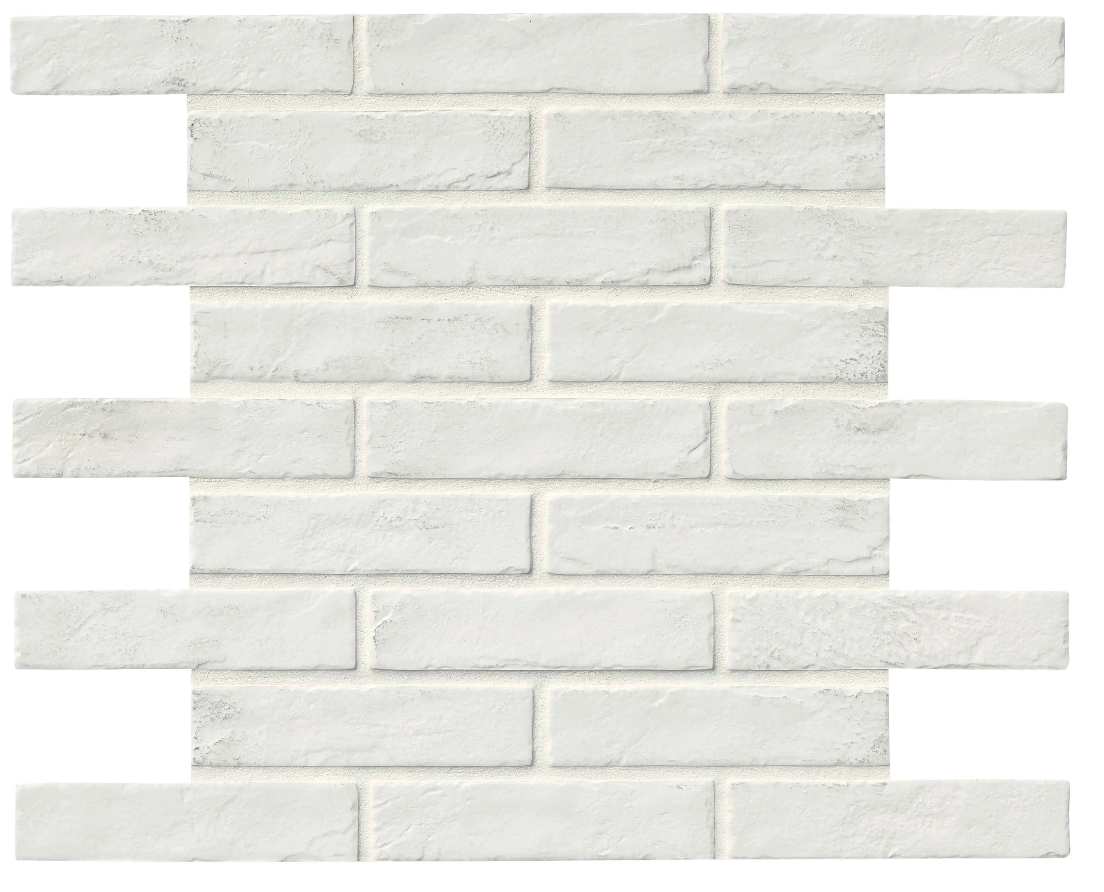 Capella White Brick 2-1/3 In. X 10 In. Matte Porcelain Floor and Wall Tile (5.15 Sq. Ft. / Case)