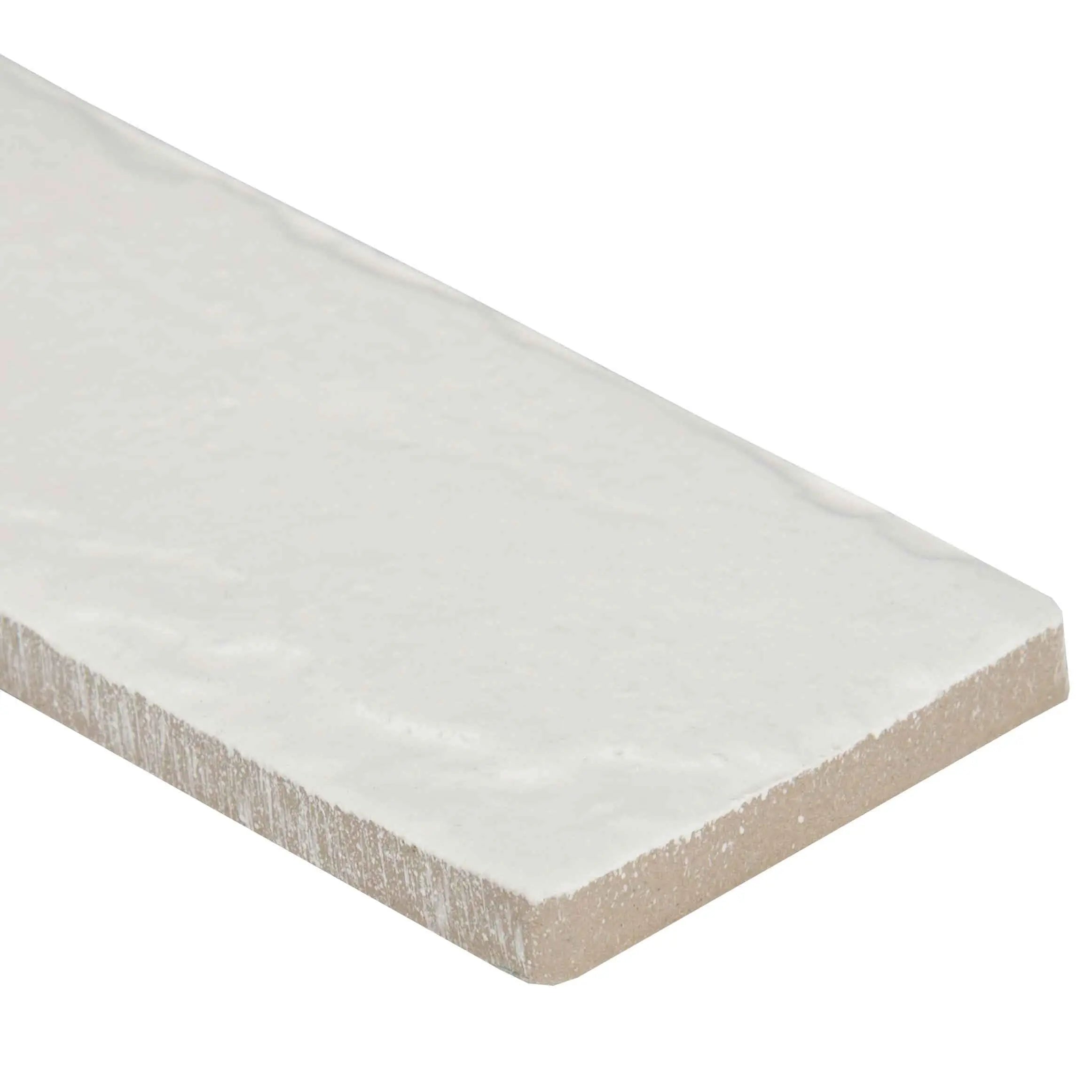 Capella White Brick 2-1/3 In. X 10 In. Matte Porcelain Floor and Wall Tile (5.15 Sq. Ft. / Case)