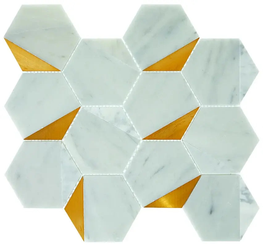 Random Sized Natural Stone Mosaic Wall Tile