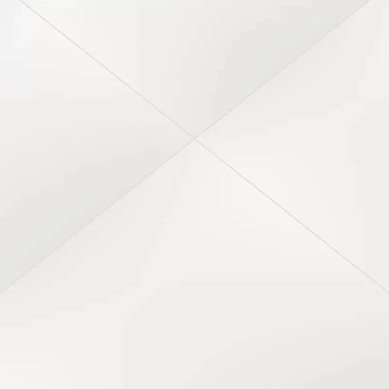 Domino White 24" X 24" Polished Porcelain Wall & Floor Tile