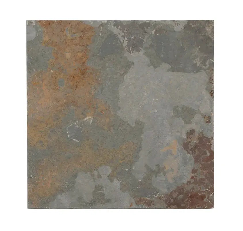 California Gold 12" X 12" Slate Field Tile in Multi