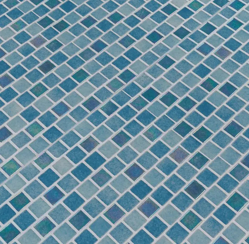 Caribbean Reef 1" X 1" Glass Tile