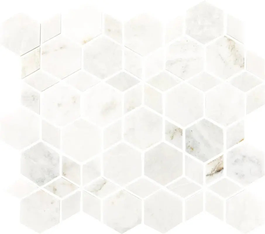 Raine 11" X 13" Natural Stone Honeycomb Mosaic Wall Tile