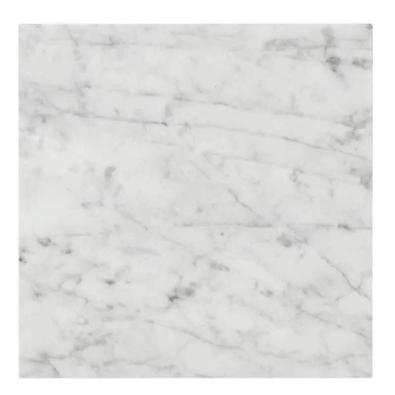 Carrara White 12"X12" Polished Marble Field Tile