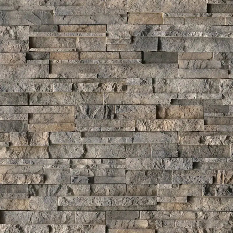 Terraforma Manufactured Stacked Stone Panel Wall Tile Assorted Sizes (15 Pieces, 5.4 Sq. Ft. per Box)