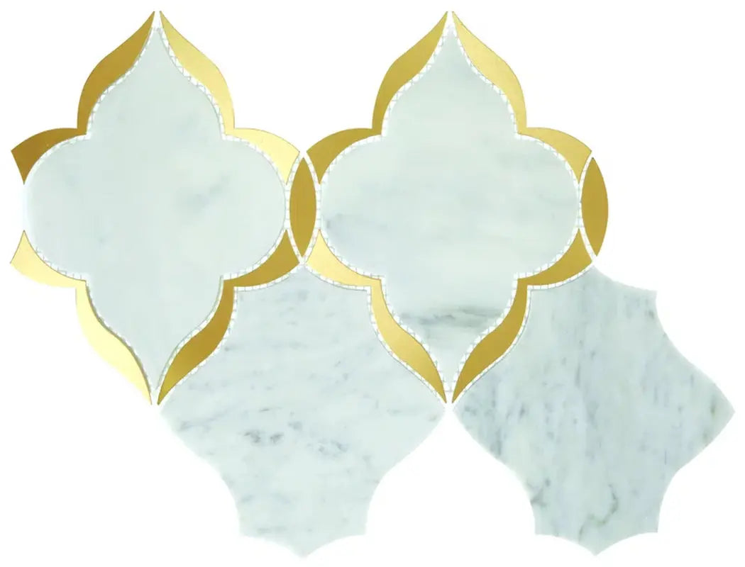 Natural Stone Arabesque Mosaic Tile