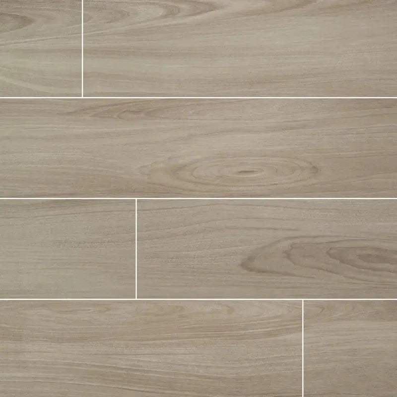 Braxton 10" X 40" Matte Porcelain Wood Look Floor and Wall Tile