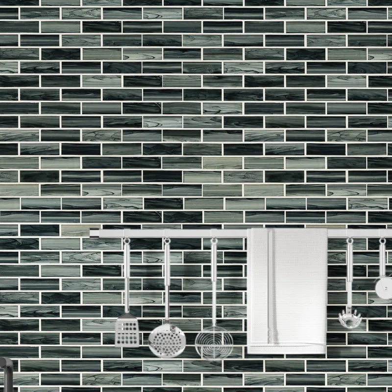 Ombre 2" X 6" Glass Mosaic Wall Tile