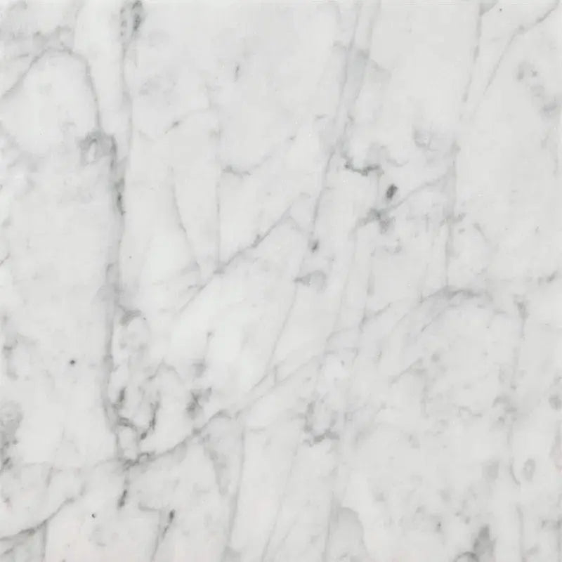 Carrara White 12"X12" Polished Marble Field Tile
