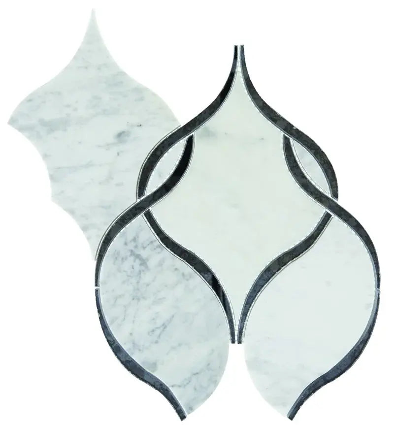 Lavaliere Carrara Natural Stone Mosaic Wall Tile