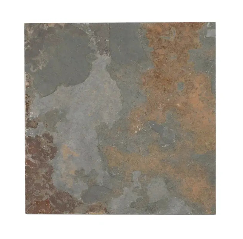 California Gold 12" X 12" Slate Field Tile in Multi
