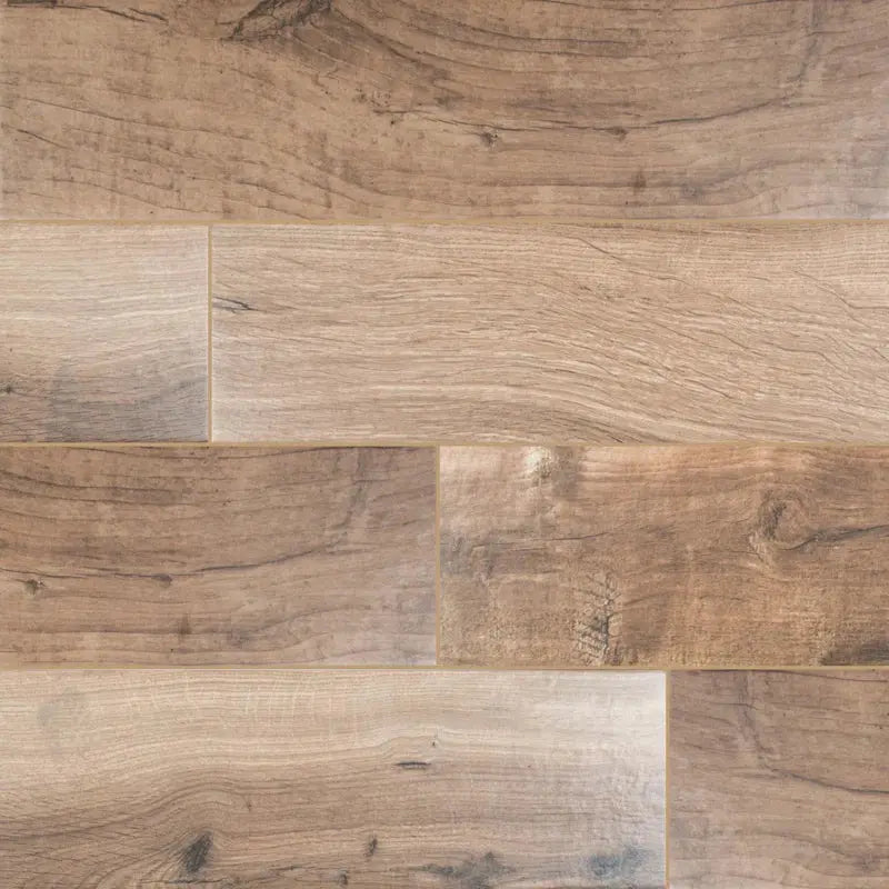 Palmetto 6" X 36" Matte Porcelain Wood Look Floor & Wall Tile