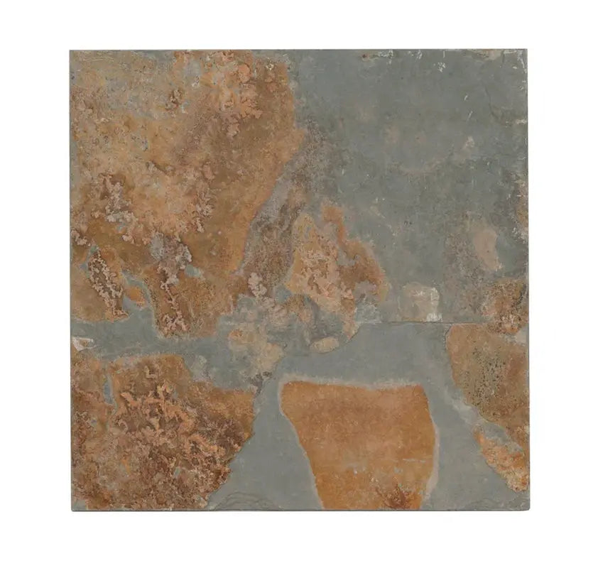 California Gold 12" X 12" Slate Field Tile in Multi