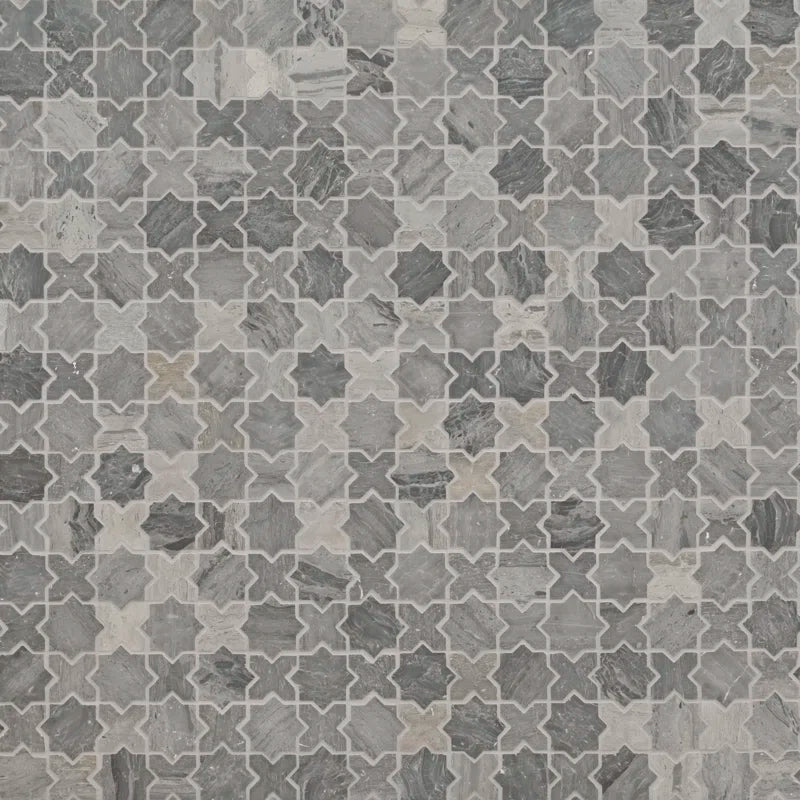 Montague 11.81" X 11.81" Marble Mosaic Sheet Wall & Floor Tile