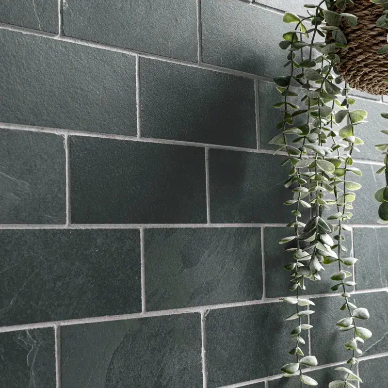 Montauk 3" X 6" Slate Subway Wall & Floor Tile