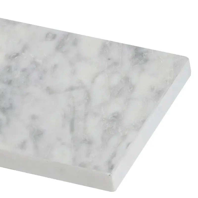Carrara White 4" X 12" Polished Marble Floor and Wall Tile