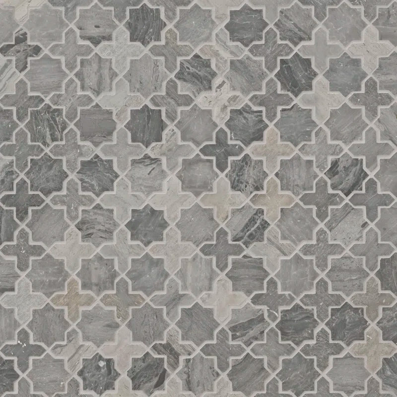 Montague 11.81" X 11.81" Marble Mosaic Sheet Wall & Floor Tile