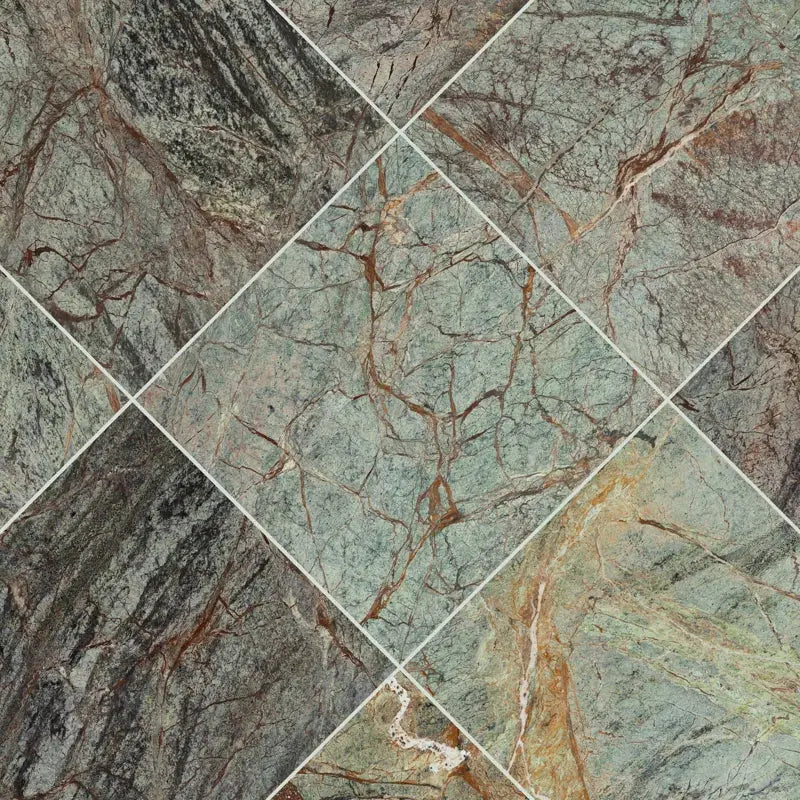 Rainforest 12" X 12" Marble Field Tile