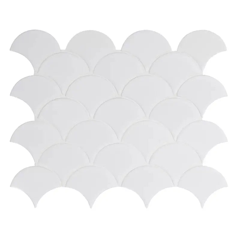 Domino White 9.96 X 13.11 Porcelain Mosaic Tile