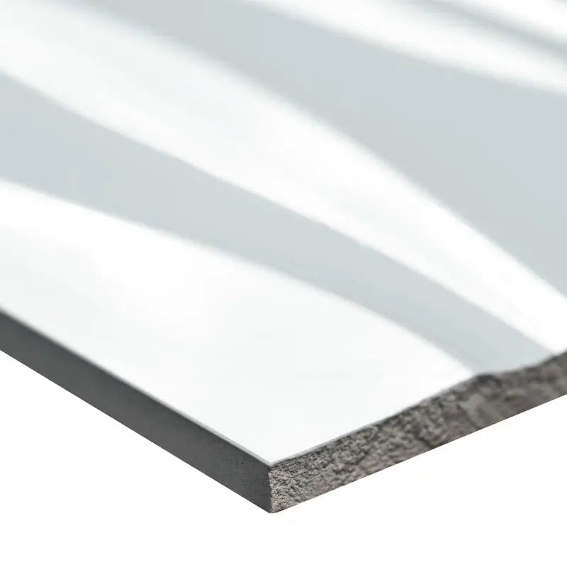 Dymo Wavy 12" X 24" Ceramic Polished Wall Tile