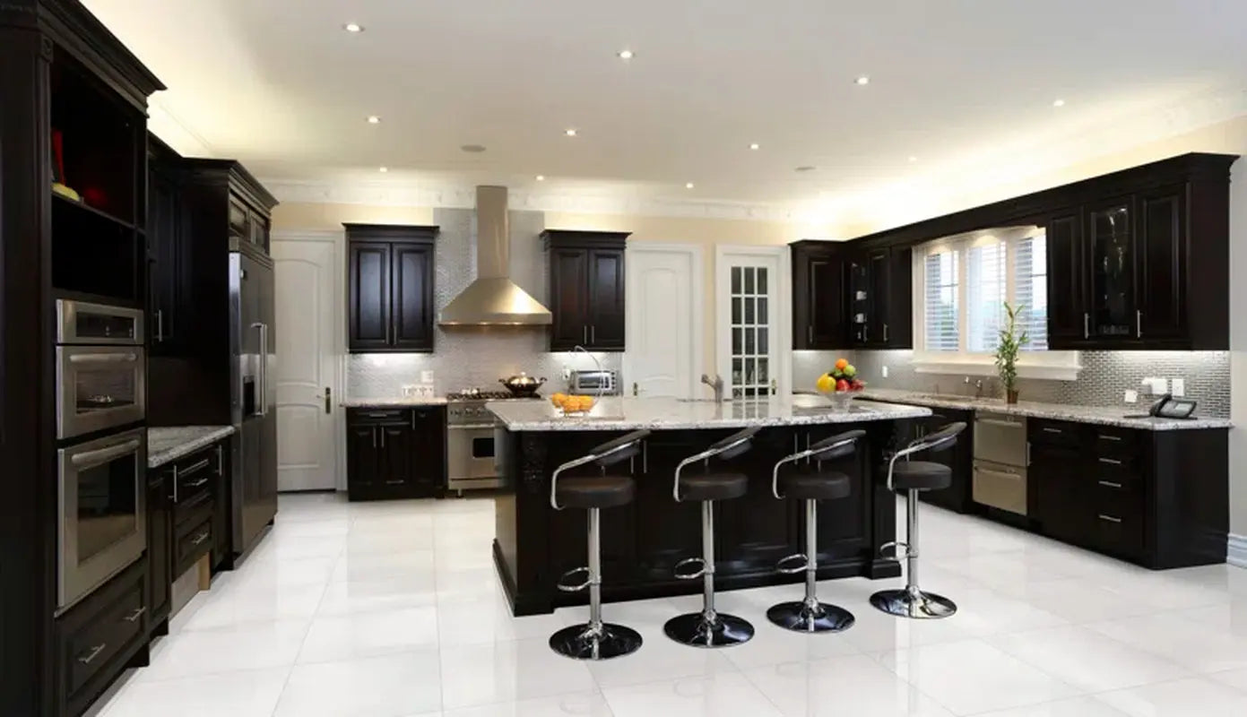 Domino White 24" X 24" Polished Porcelain Wall & Floor Tile